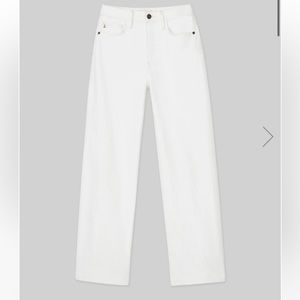 Lafayette 148 denim Wyckoff wide leg cropped jean size 26 - worn once!